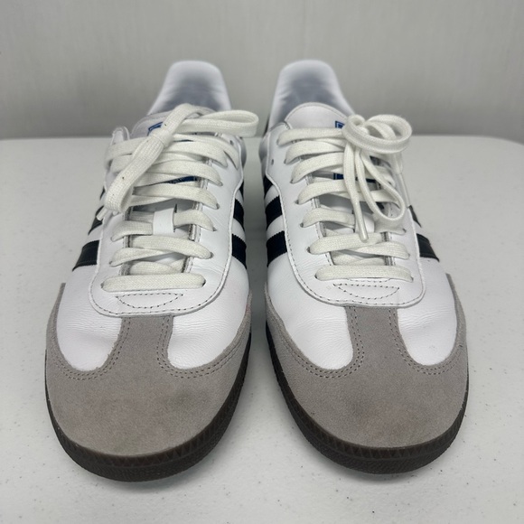 Adidas Men's White and Black Sneakers Samba OG - Picture 2 of 7
